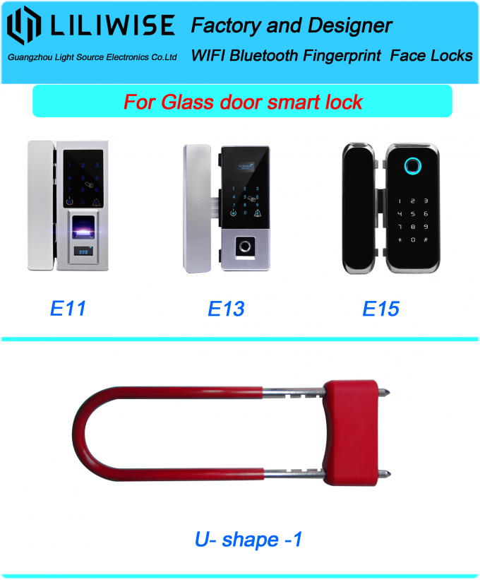 Empreinte digitale biométrique électronique d'Access d'APPLI de WiFi Bluetooth de serrure de porte de Smart Glass 1
