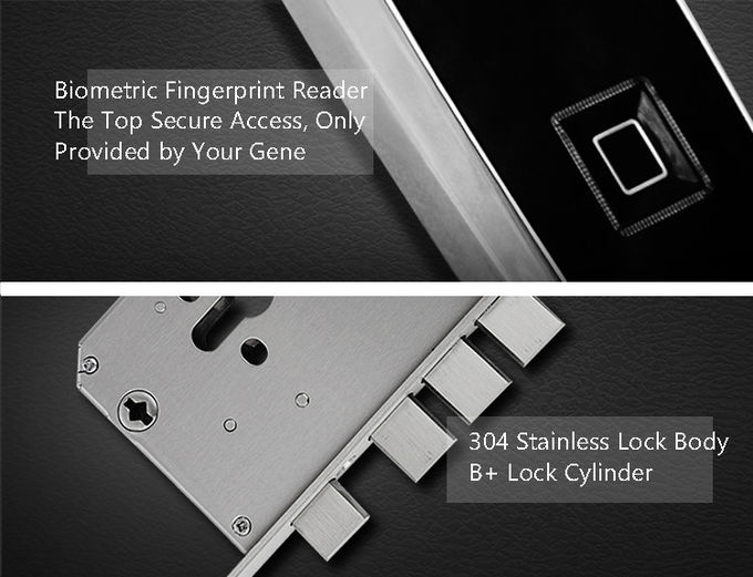 Serrures de porte Keyless de sécurité d'empreinte digitale, serrure de porte électronique Keyless de Digital 1