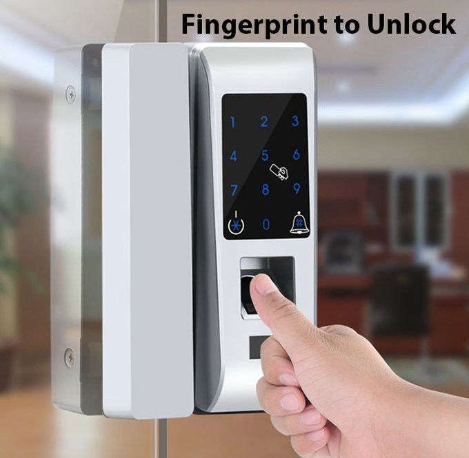 Serrure de porte biométrique faite sur commande d'entrée, serrure biométrique intelligente d'empreinte digitale de mot de passe 1
