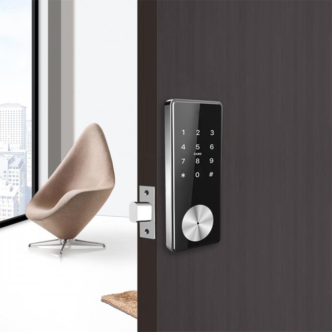 Serrure électronique d'appartement de Digital de porte de serrures de WiFi de porte de serrure de Bluetooth de combinaison sans fil d'APPLI sans poignée 1