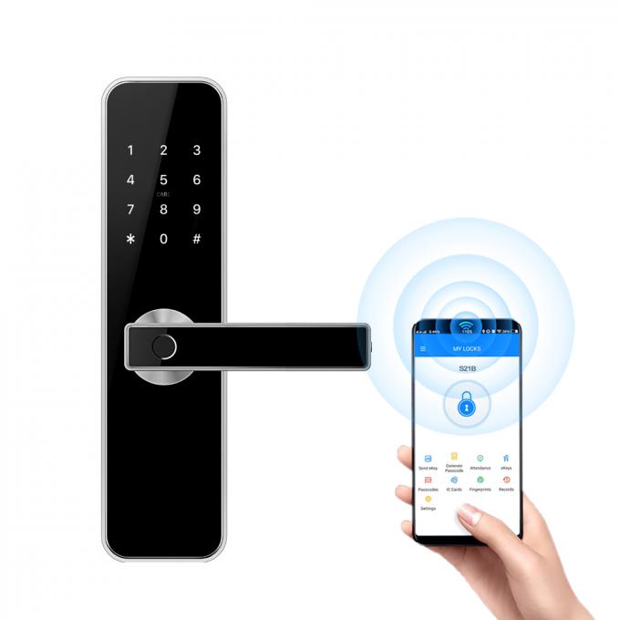 Serrure intelligente de Digital de pièce de porte de serrures de sécurité d'empreinte digitale d'APPLI sans fil intelligent de Bluetooth TTLock 0