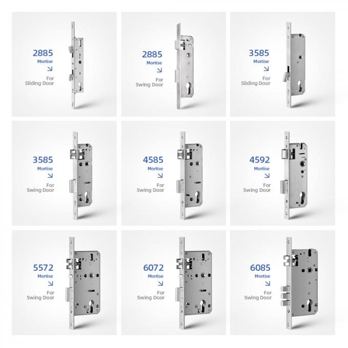 Serrure de porte intelligente d'empreinte digitale pour porte en aluminium/en bois 1