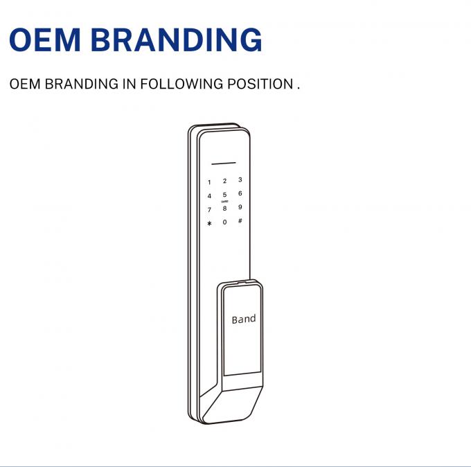 Liliwise Nouveau design verrouillage enti&egrave;rement automatique verrouillage num&eacute;rique d'empreintes digitales &eacute;lectronique verrouillage Tuya APP TTlock Smart Door Lock 36