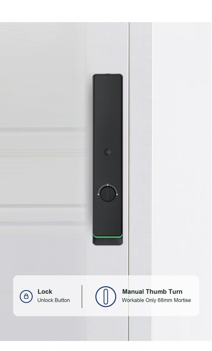 Liliwise Tuya Ttlock Cerraduras Electrices Wifi Imprimantes digitales appareil photo Smart Door Lock Avec appareil photo 14