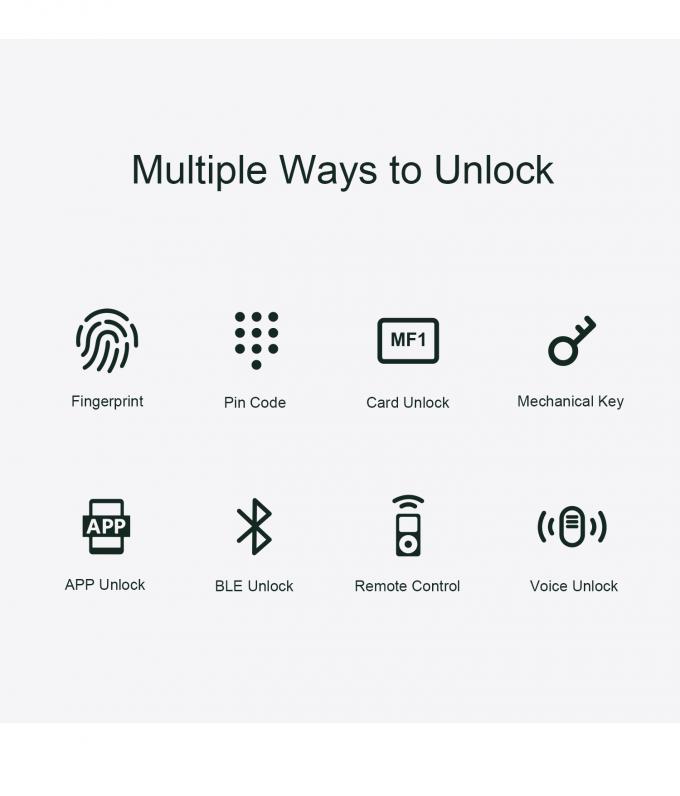 Liliwise Tuya Ttlock Verrouillage biom&eacute;trique automatique avec carte RFID App Wifi Ble empreinte digitale Verrouillage de porte intelligente avec cam&eacute;ra 4