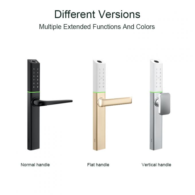 Liliwise Europe Ultra-Slim Wifi &eacute;lectronique Rfid Fermeture de porte &eacute;troite en aluminium Tuya Smart Lock Mortise Slim Smart Door Lock 2