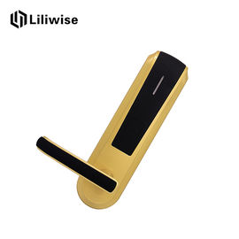Serrure de porte biométrique d'empreinte digitale d'hôtel, durée de batterie de serrure de porte d'accès de carte longue