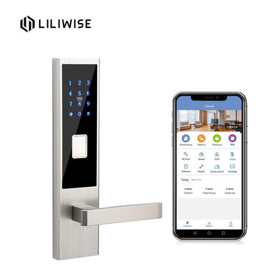 Serrure de porte intelligente de location d'appartement de système de contrôle d'APPLI de carte de Bluetooth RFID de serrures de porte d'appartement