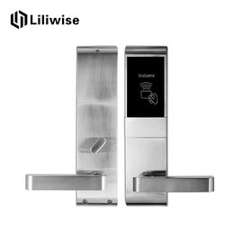 Système en bois de serrure de porte de Rfid de porte, serrure de porte intelligente de carte principale pour des hôtels