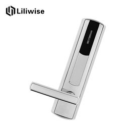 Acier inoxydable des serrures de porte de chambre d'hôtel 304 durables 2 manières d'ouvrir 285mm * 70mm
