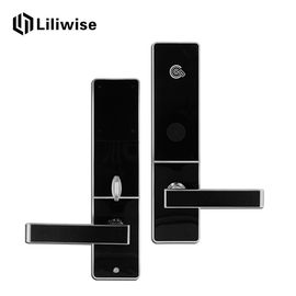 Serrures de porte électroniques d'hôtel de Rfid avertissement en alliage de zinc de basse tension de 310 * de 72mm