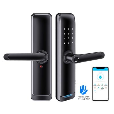Serrure de porte intelligente de clé de mot de passe d'empreinte digitale TTT de Digital de sécurité d'APPLI imperméable de serrure de la maison
