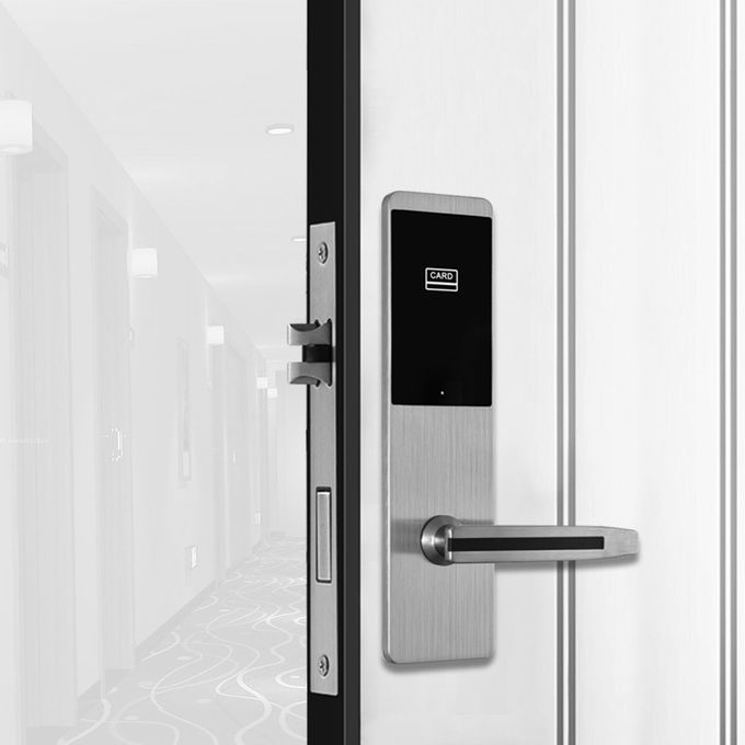 Serrures de porte ultra-minces à extrémité élevé intelligentes d'appartement/hôtel de serrure de porte 298 * 74 * 10mm 0