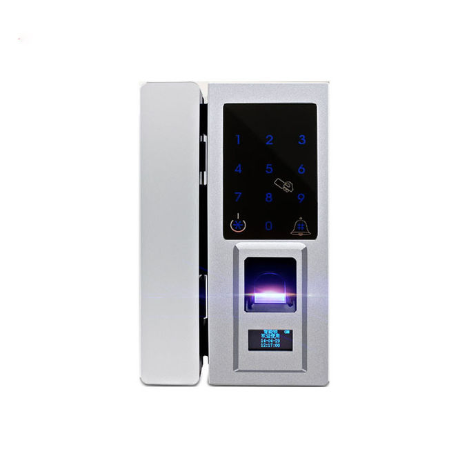 Serrure de porte en verre de sécurité d'empreinte digitale de combinaison électronique biométrique futée de Digital 0